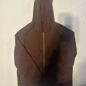 Shein brown sweatshirt
